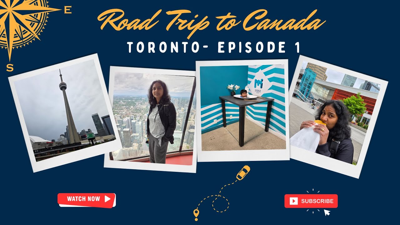 Torontoக்கு போகலாம் வாங்க | Road Trip to Canada - Ep 1 | USA Tamil Vlog