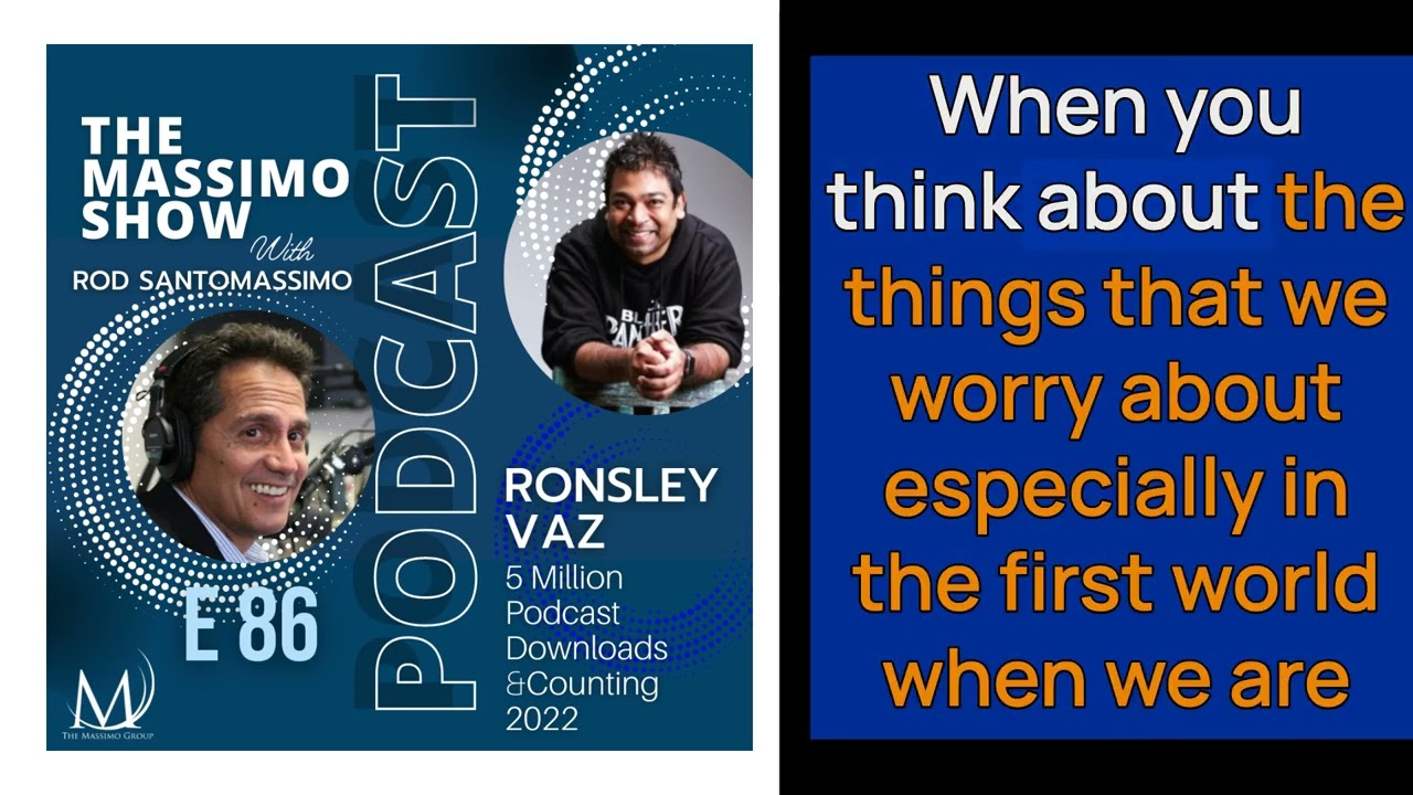 The Massimo Show:Episode 86 - Ronsley Vaz - The Most Powerful 3 Minutes in The Massimo Show History