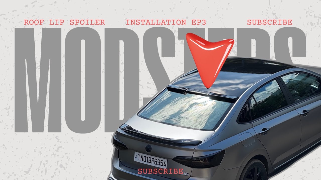 Transform Your VW Virtus! Sleek Roof Spoiler Installation. Virtus Review.