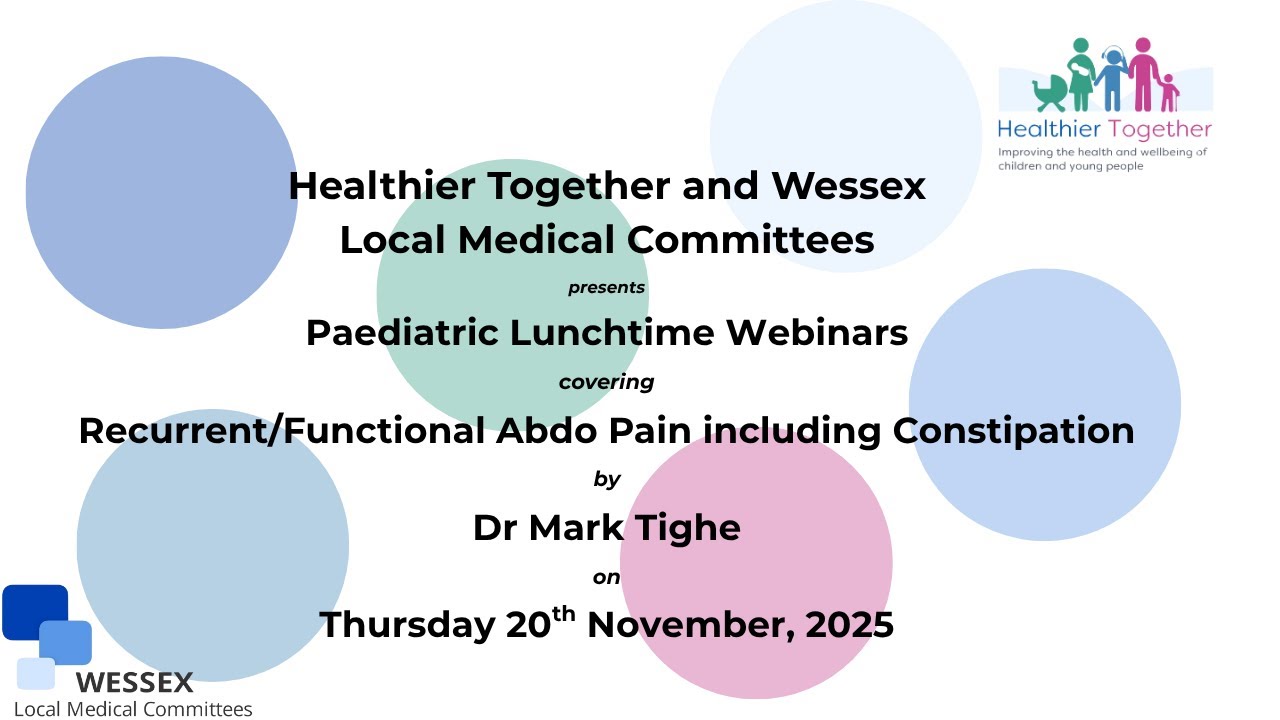 Paediatrics: Recurrent/functional Abdo Pain including Constipation