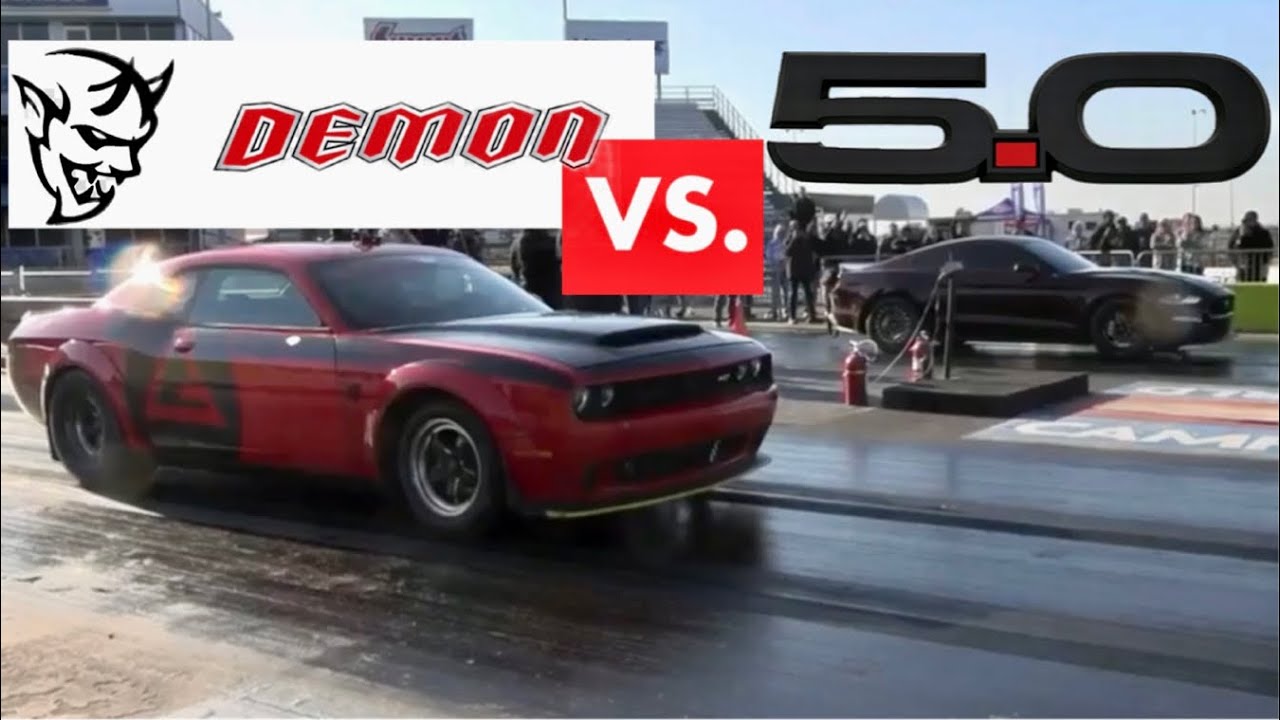 PROCHARGED 2018 Mustang GT Shocks Dodge Demon! *DRAG RACE