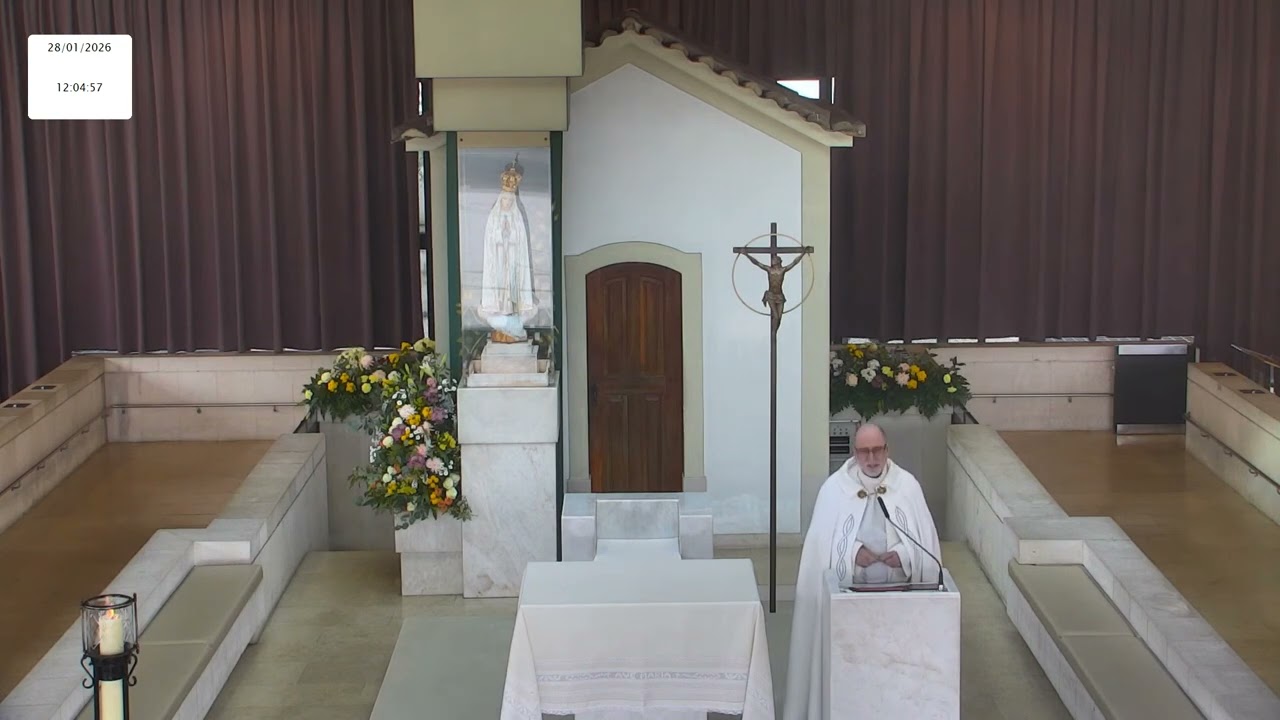 Terço a Nossa Senhora de Fátima desde a Capelinha das Aparições 27.01.2026