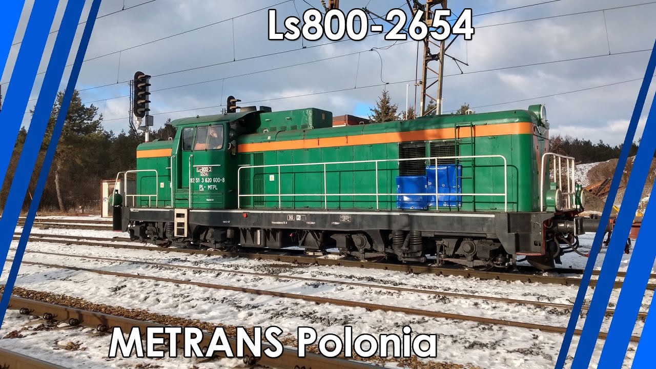 Ls800-2654 w służbie Metrans Polonia - Zielona + pomarańczowy pas, przemysłowa SM42 - Gądki