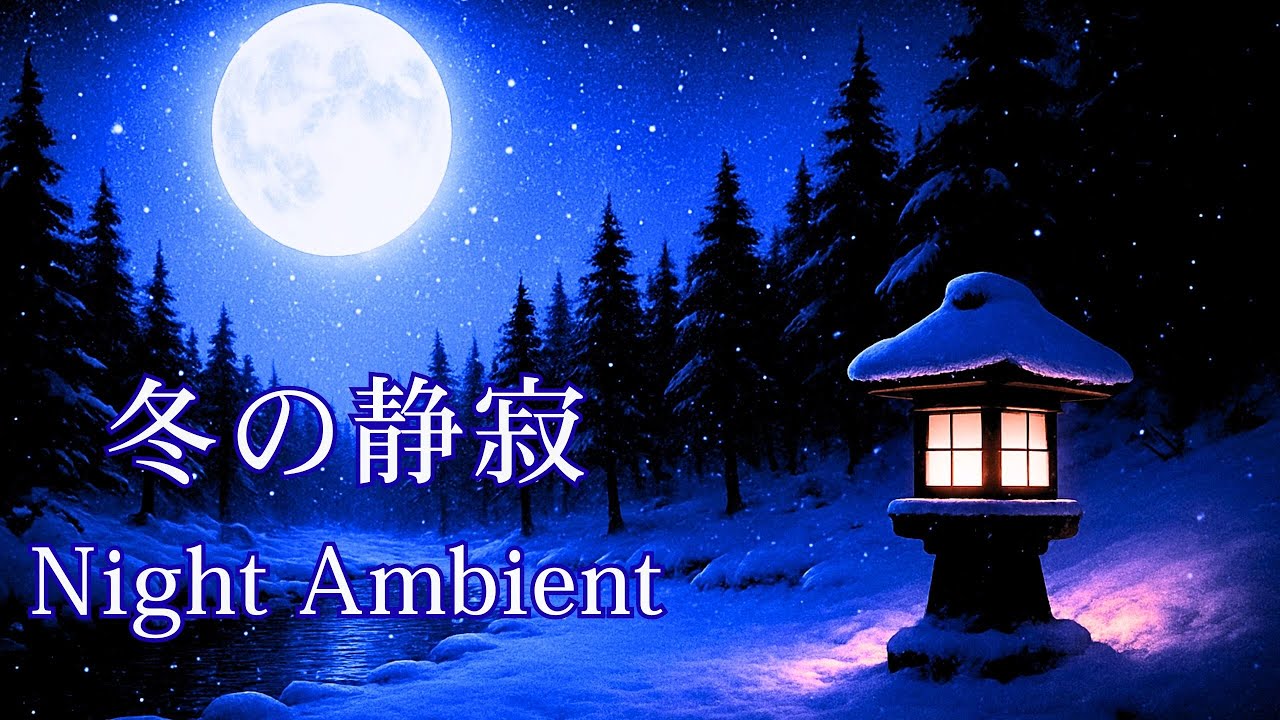 冬の静寂｜夜の作業用BGM・和風アンビエント / Japanese Night Ambient
