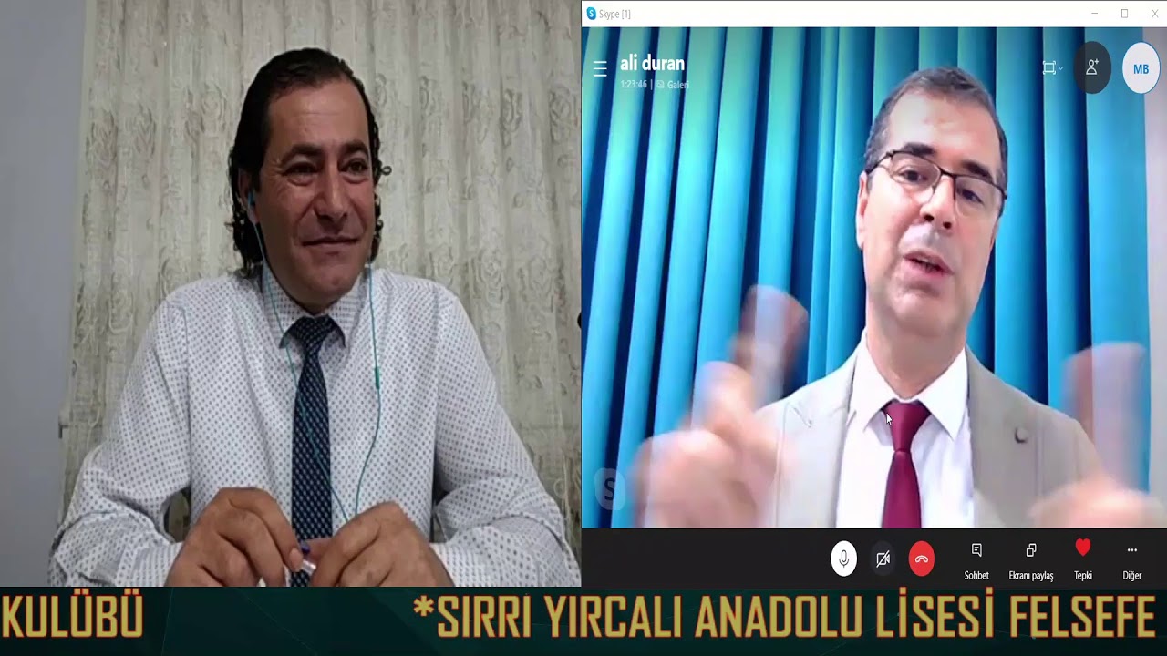 Okul Müdürü Sayın Ali Duran ile Canlı Yayın