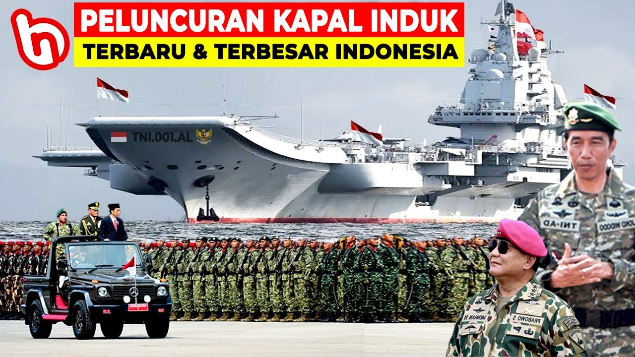 KALAHKAN KAPAL INDUK AMERIKA & CHINA? Beginilah Wujud Kapal Induk Raksasa Terbaru Indonesia