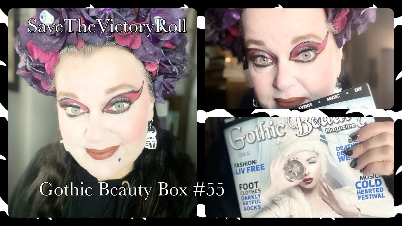 Gothic Beauty Magazine Box #55   Unboxing and Goth Look