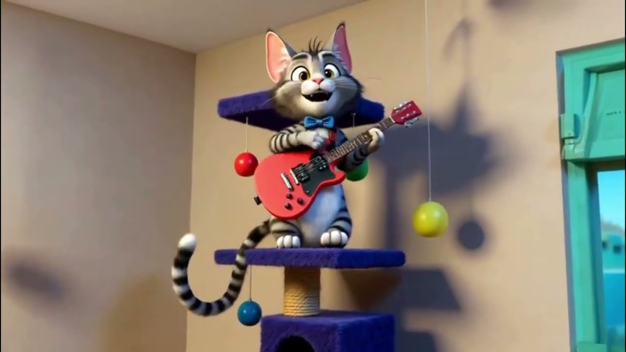 Feliz Tabby Cat