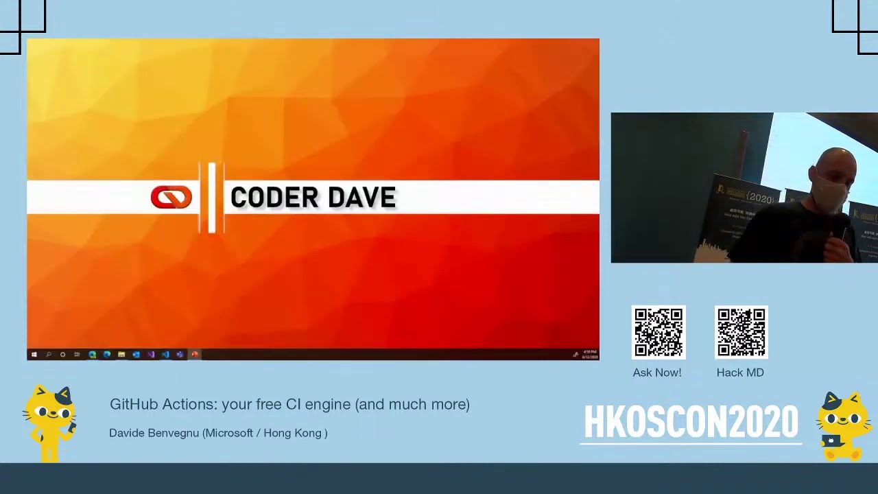 【HKOSCon2020】- GitHub Actions: Your free CI Engine by Davide Benvegnu