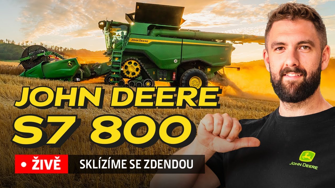 John Deere S7 při sklizni sóji | SKLÍZÍME SE ZDENDOU