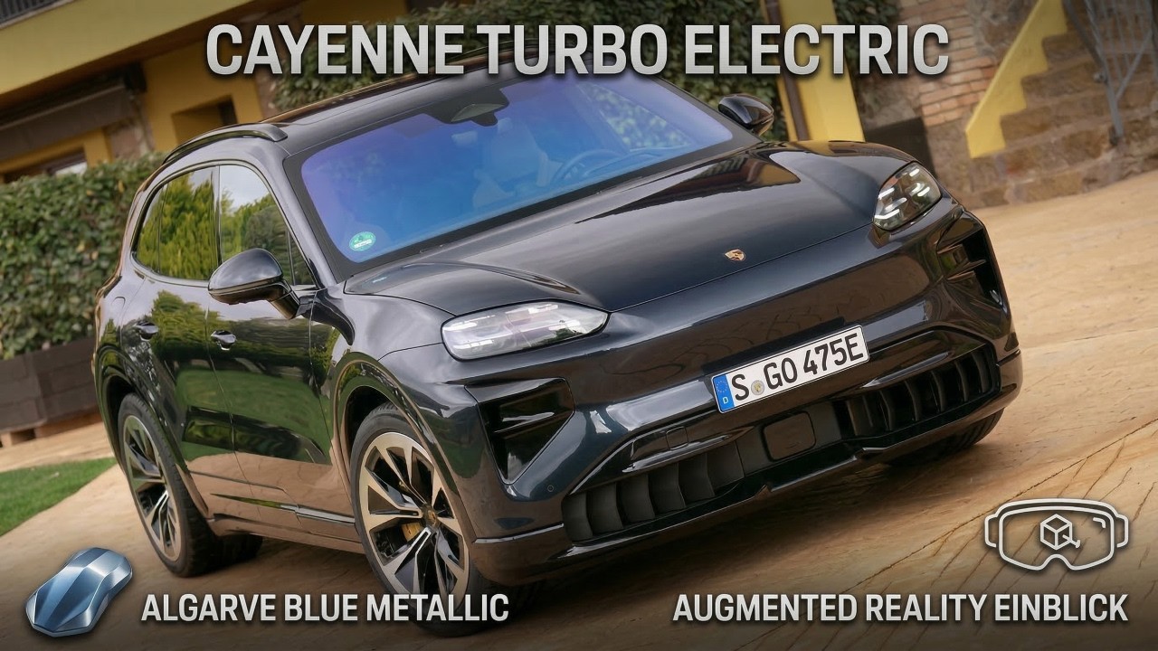 Porsche Cayenne Turbo Electric Algarve Blue Metallic: 1.156 PS SUV im Check