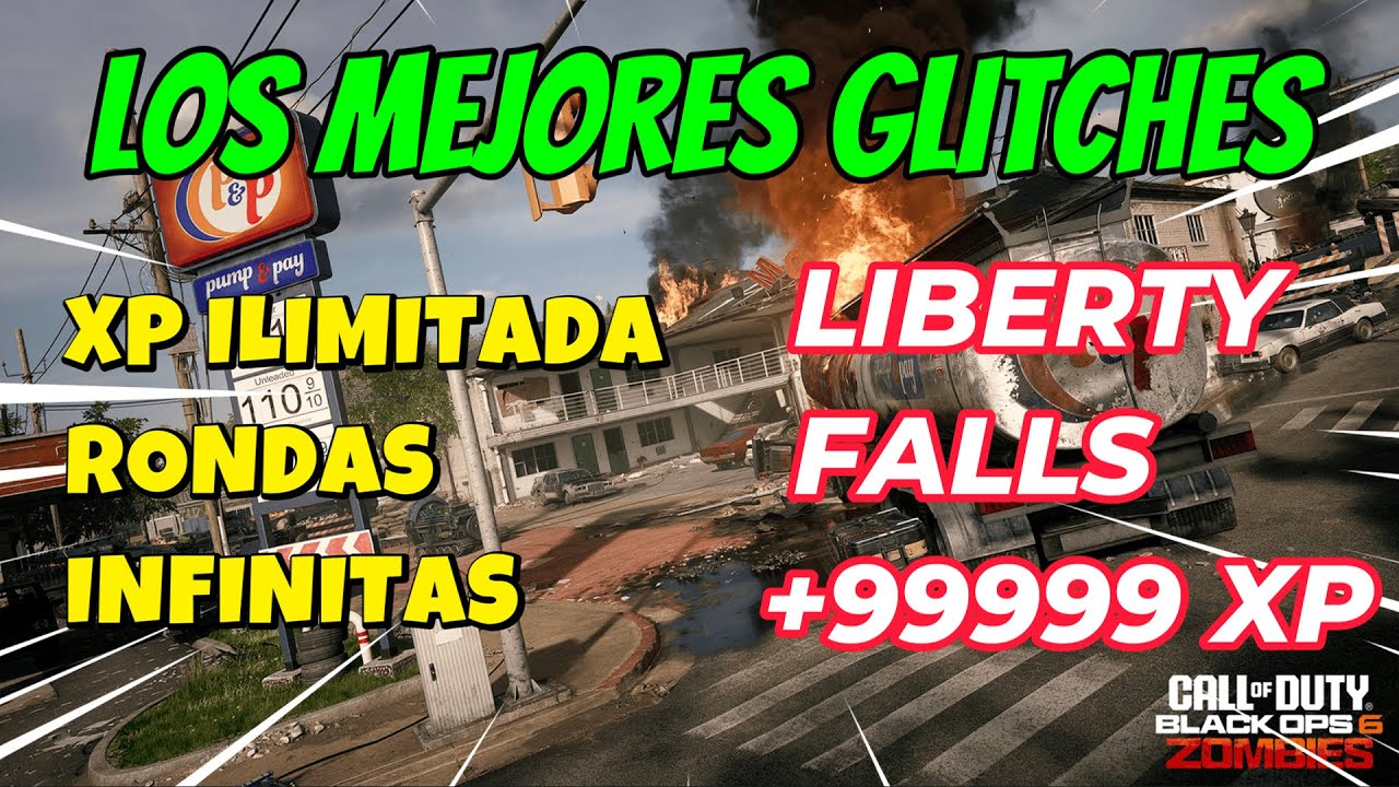 BO6 ZOMBIES los MEJORES GLITCHES en LIBERTY FALLS XP INFINITA Y RONDAS