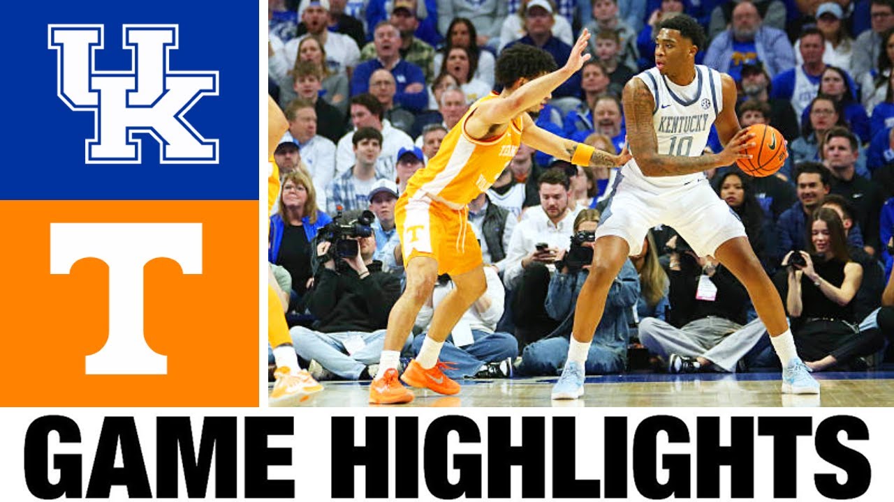 #25 Tennessee vs Kentucky Highlights | Men's Basketball | College Basketball 2026