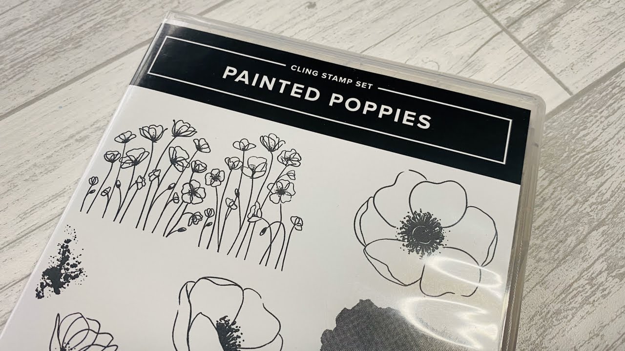 Card Making with Painted Poppies by Stampin Up