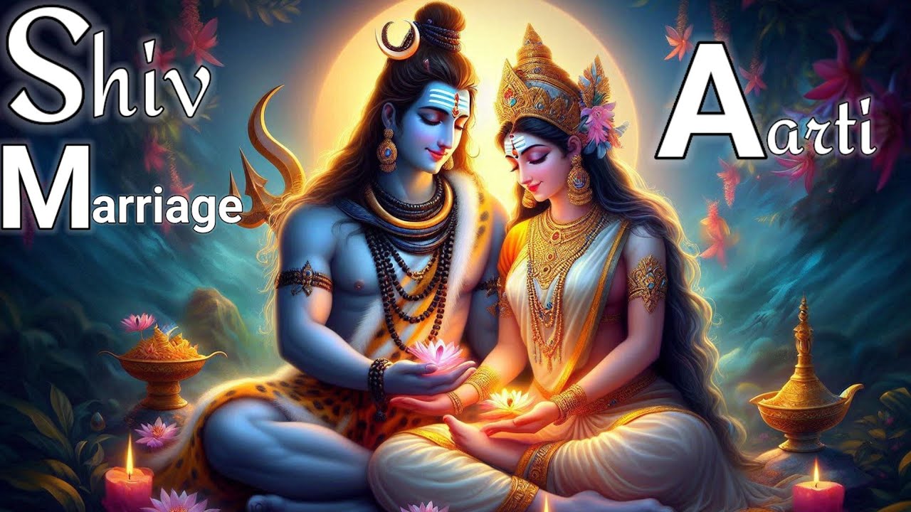 Blessings from Heaven | A Spiritual Wedding Of Shiv & Parvati Marriage Aarti | Har Har Mahadev |