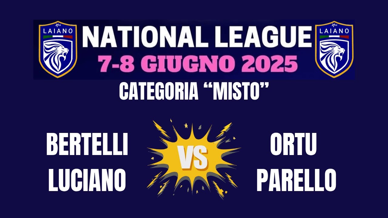 Calcio Balilla: Bertelli - Luciano 🆚 Parello - Ortu | National League 16