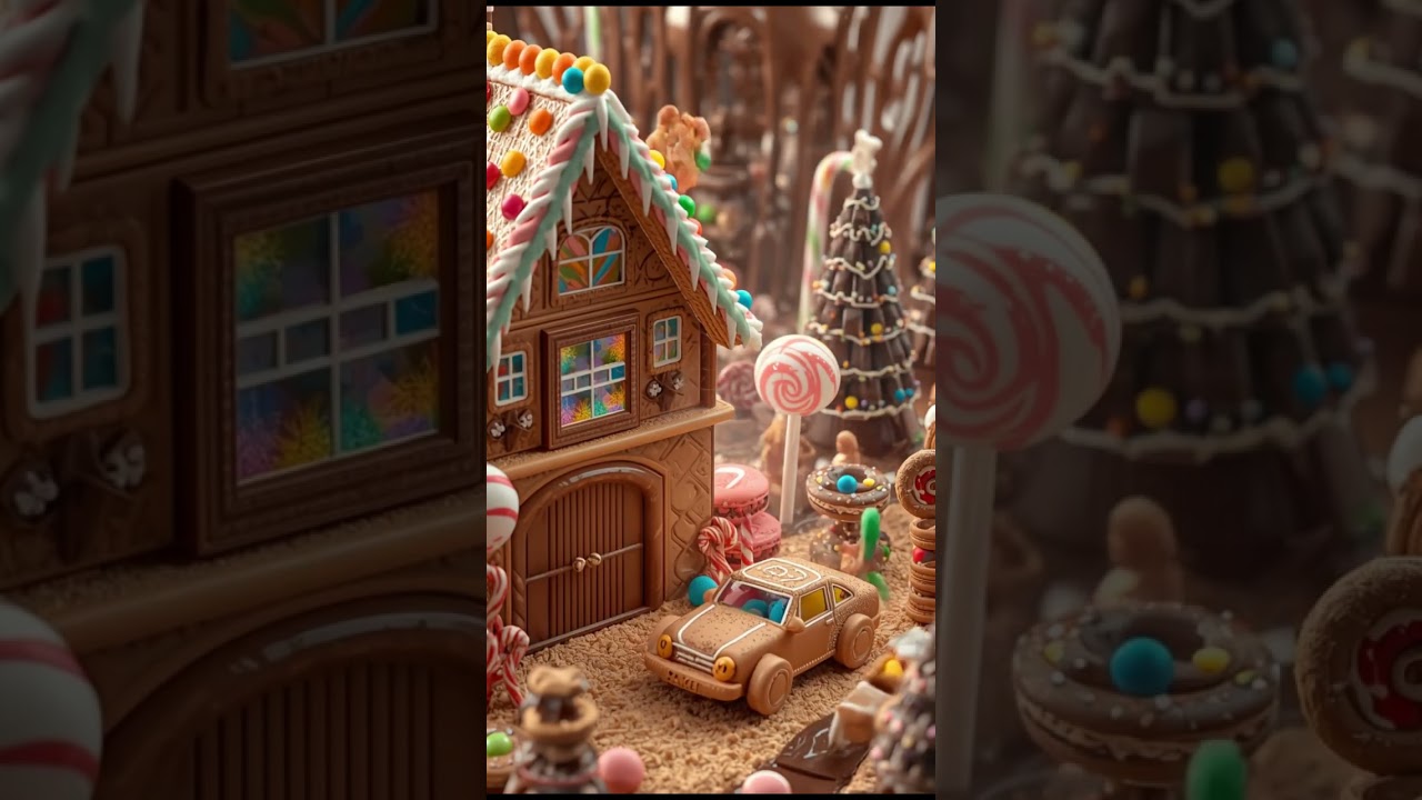 POV: Gingerbread Mansion dream comes true  🍭➡️🏠😱”​​ 