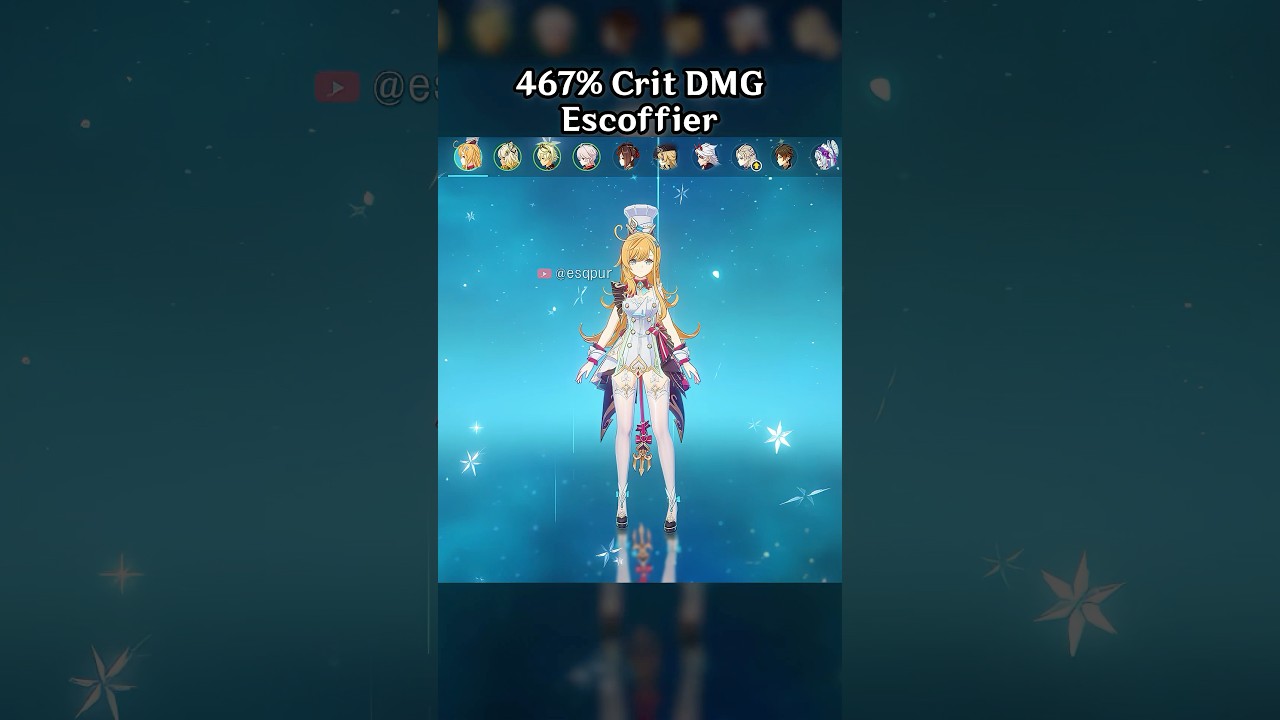467% Crit DMG Escoffier