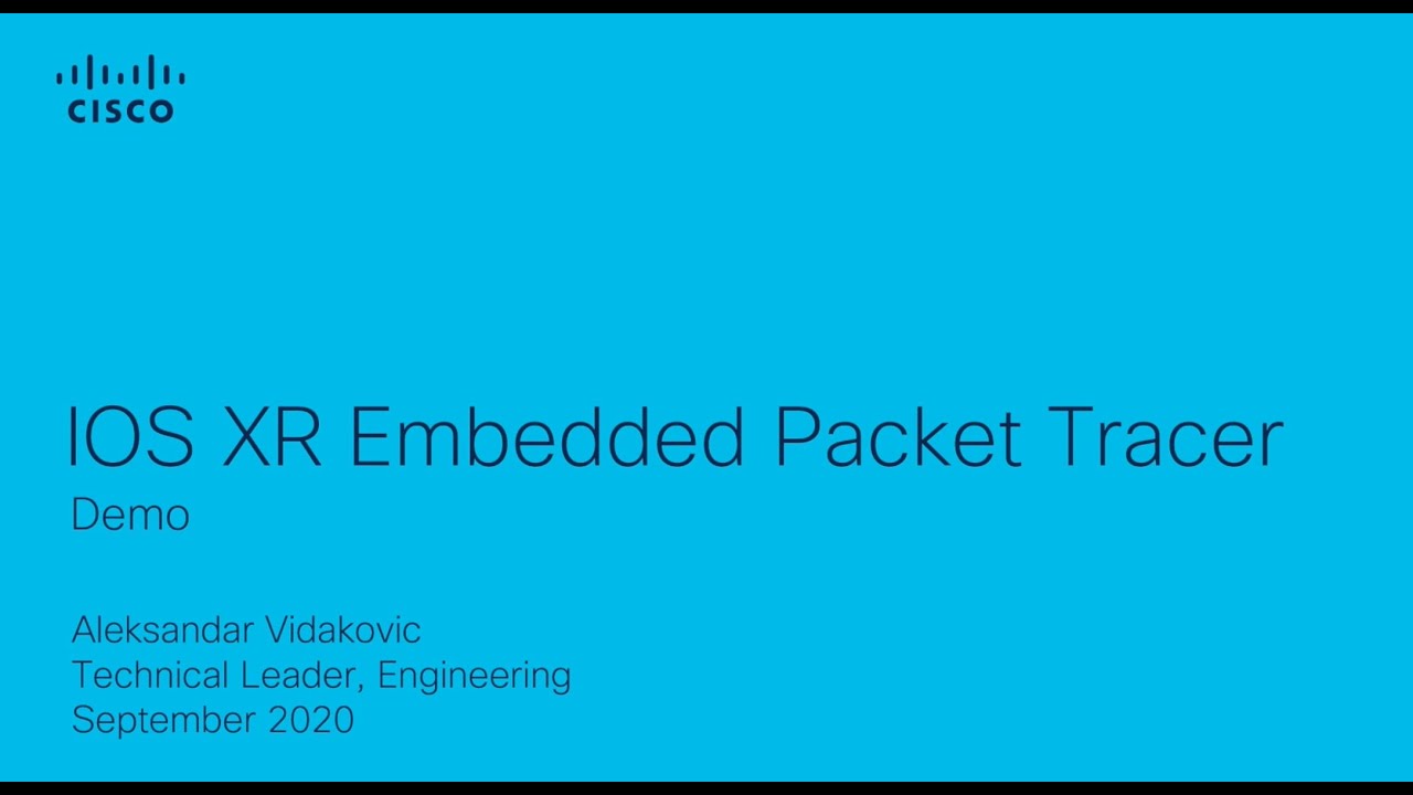 XR Embedded Packet Tracer