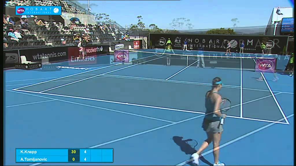 Karin Knapp vs Ajia Tomljanovic: Full-match replay (1R) - Hobart International 2015