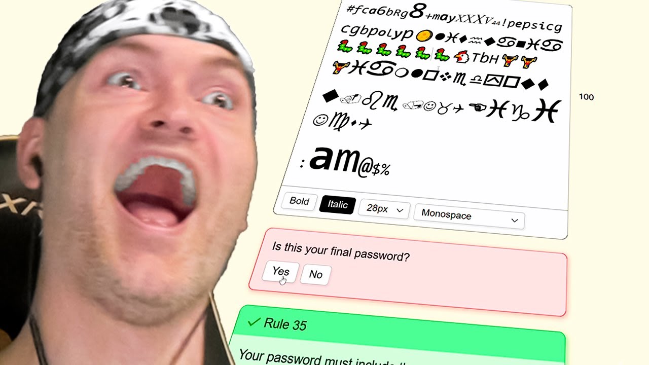 ТЕПЕРЬ ТЫ МЕНЯ НЕ ВЗЛОМАЕШЬ! ► The Password Game