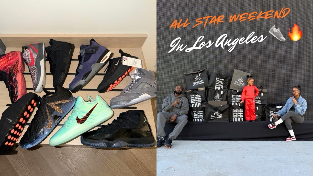 NBA All-Star Weekend in Los Angeles Vlog 🏀🔥 | Sneaker Events &Exclusive Drops