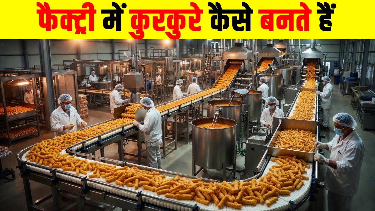 फैक्ट्री में कुरकुरे कैसे बनते हैं? | How Kurkure is made in factory?