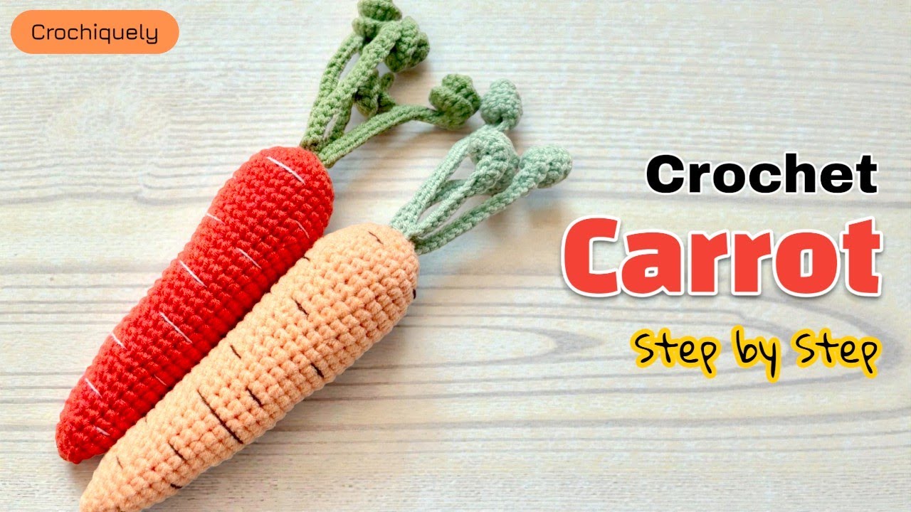 Crochet Carrot Amigurumi 🥕 | Easy & Beginner-Friendly Tutorial