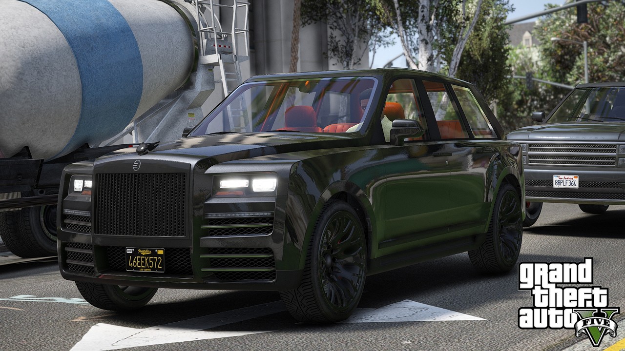GTA 5 - POV Drive in Traffic | Improved Enus Jubilee (Rolls Royce Cullinan)