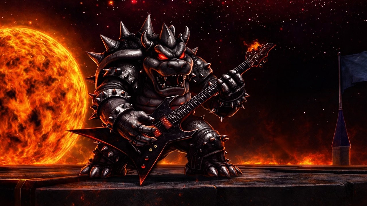Super Mario Galaxy - Bowser Battle | Industrial Metal Choir Remix (Wii)