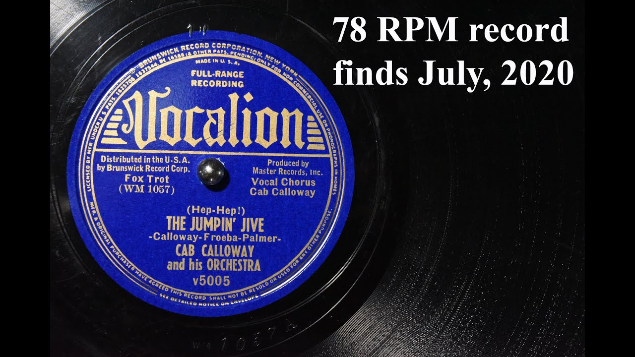 78 RPM record finds July, 2020