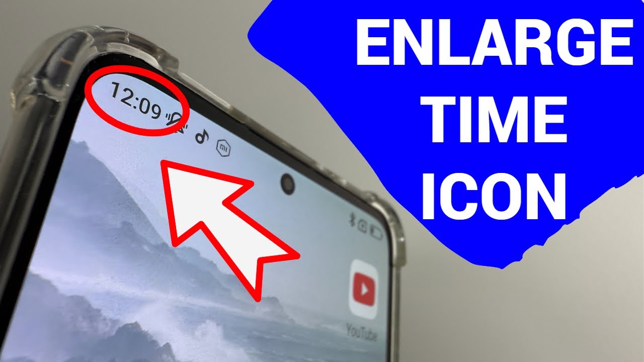 How to Enlarge the Time Icon on Your Phone for Convenience