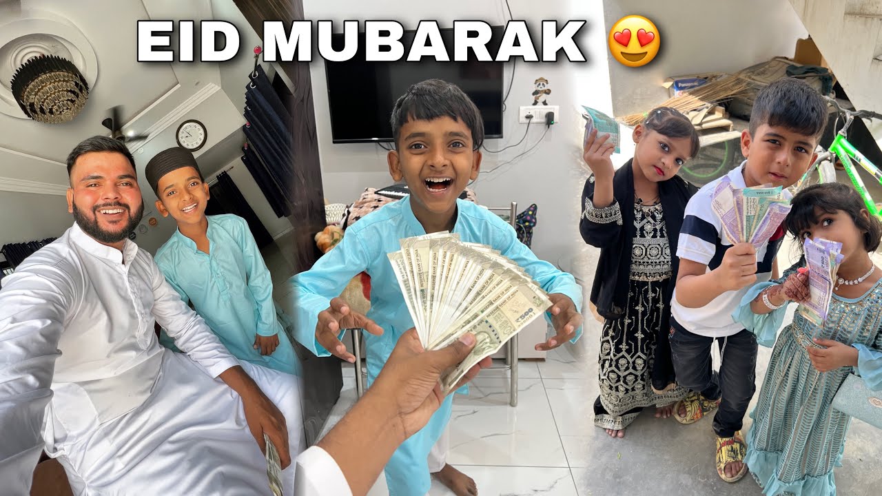 1 Lakh ki Eidi 😳 Eid Celebration with Family 2023 😍