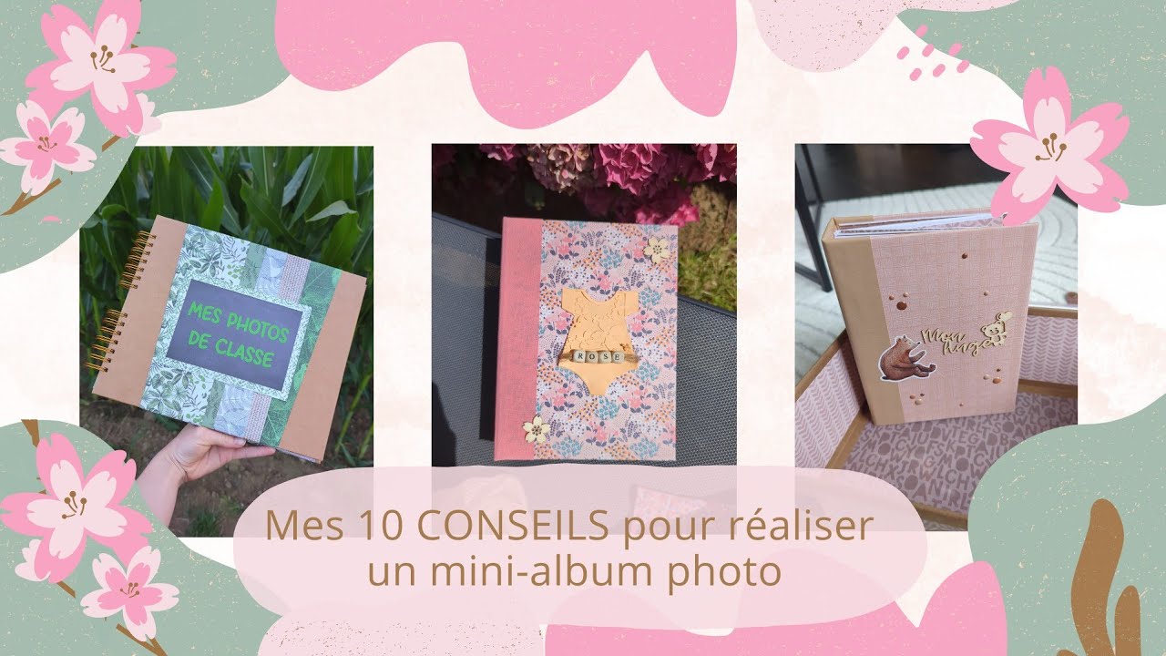 10 conseils pour réaliser un mini-album photo en scrap - SCRAPKATHLEEN 📸🎨