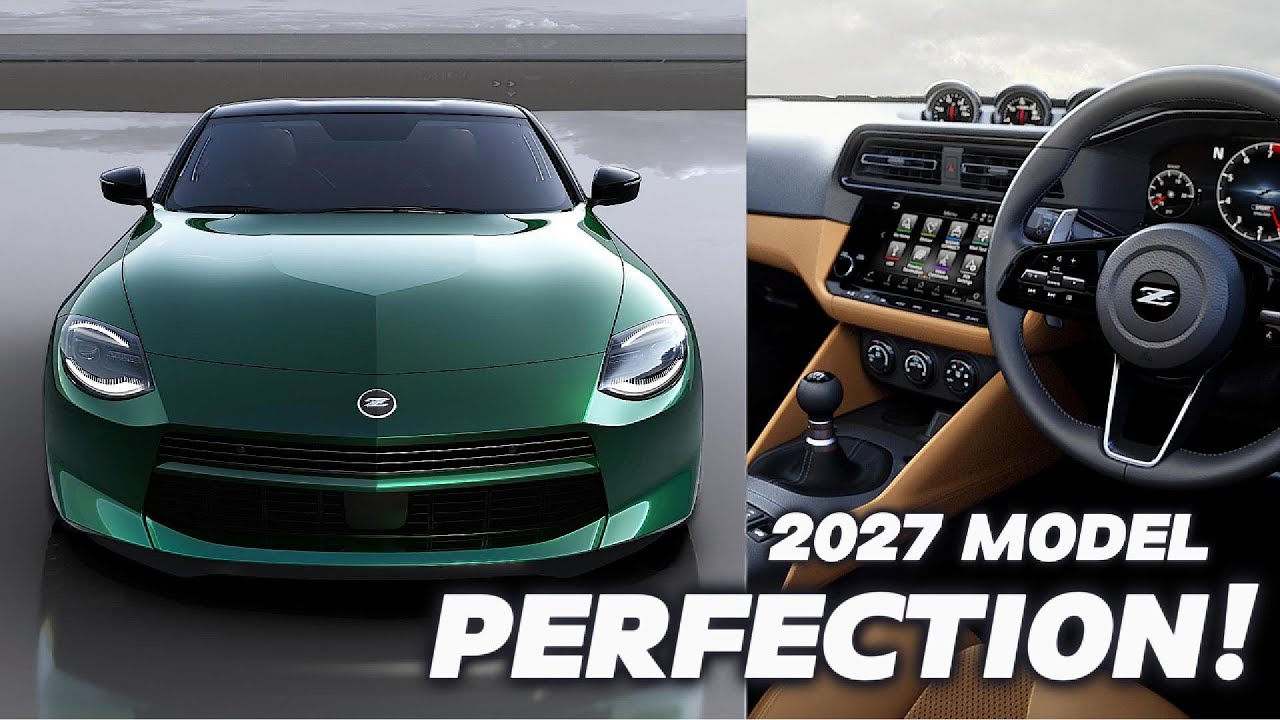 Новый Nissan Z 2027 года: первый взгляд на новый дизайн и цвета #nissanz #jdm #nissanzrefresh