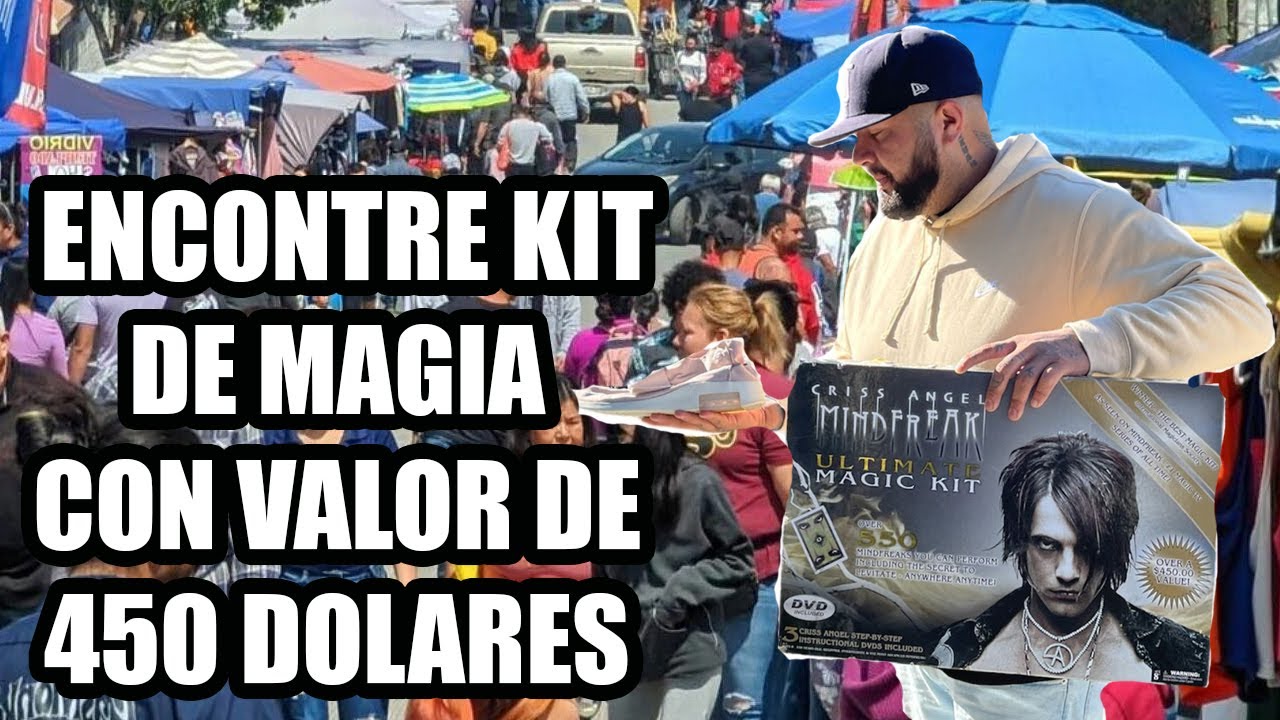 ENCONTRE KIT de MAGIA de CRISS ANGEL valuado en450 USD y PANTALONES TRUE RELIGION en el TIANGUIS