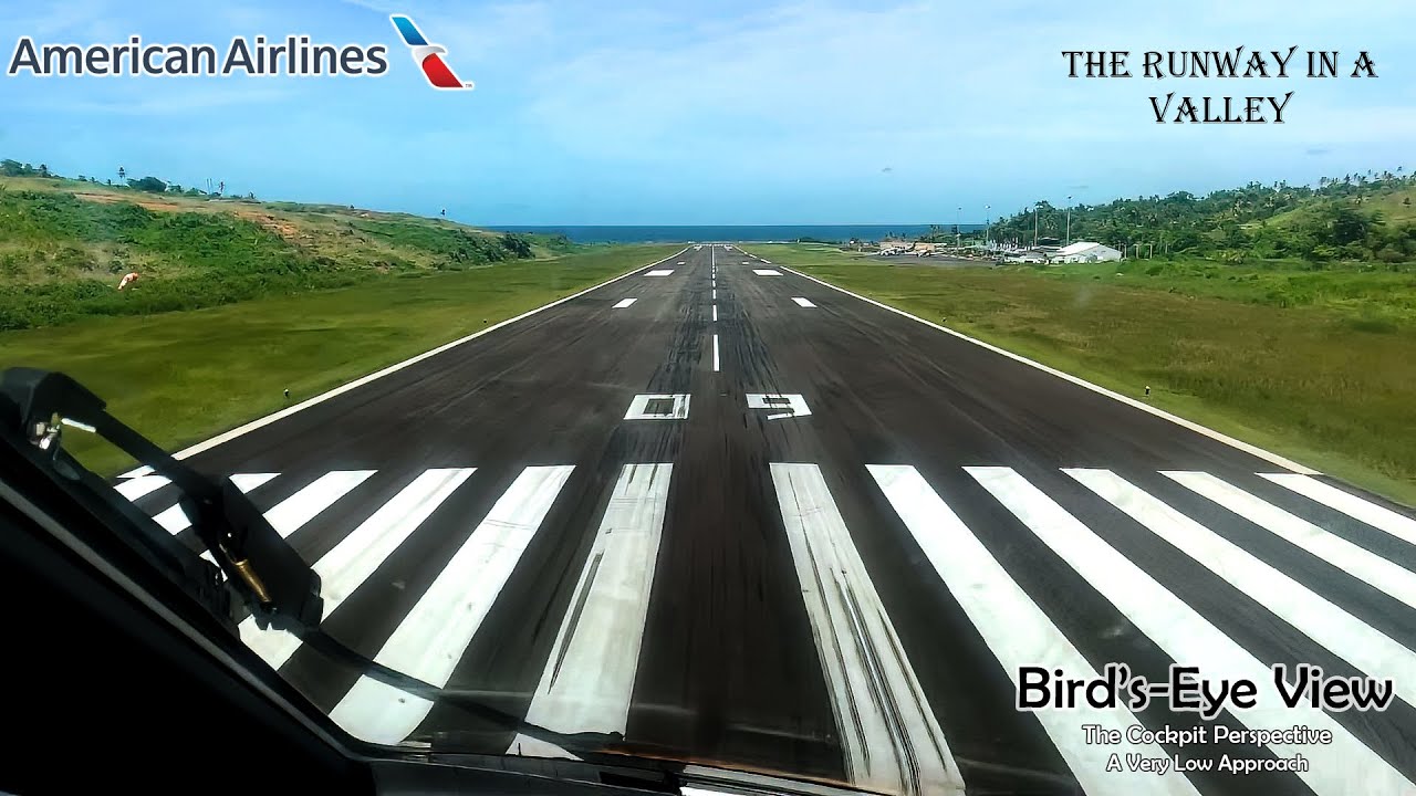 ✈ American Airlines - THE PILOT'S PERSPECTIVE - Flying Into Dominica 🇩🇲
