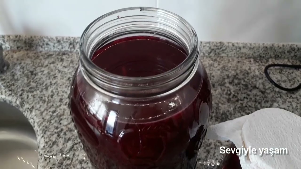 Evde Doğal Kırmızı Pancar Sirkesi Nasıl Yapılır? Bu Sirkeyi Mutlaka Yapın. Sirke Mayası Nasıl Olur?