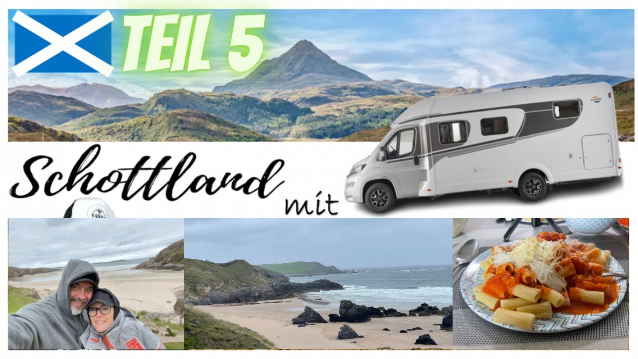 #5 Urlaub, Strände, Schottland🌴 Stellplatz an Steilküste | Mit Hund im Wohnmobil