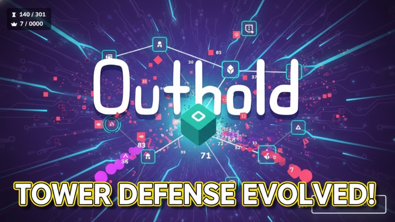 Трейлер Outhold | Пошаговая защита башен с мета-прогрессом