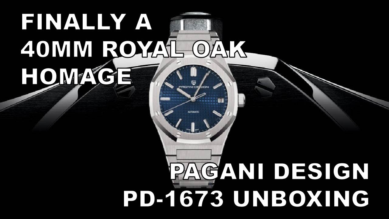 Finally A 40mm Royal Oak Homage - Pagani Design PD1673 Unboxing