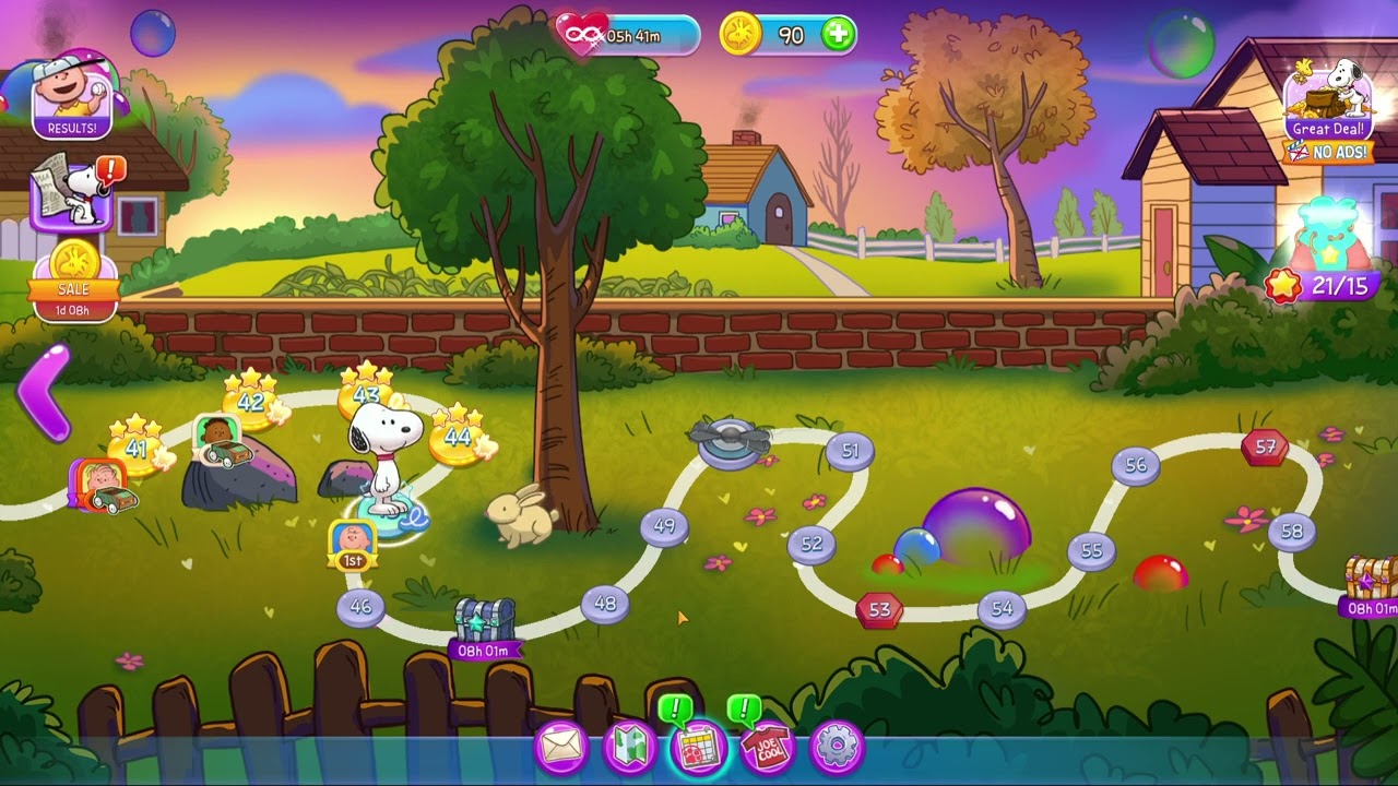 Bubble Shooter | Snoopy Pop Bubble Pop Game ( Level 43 ) Android Gameplay