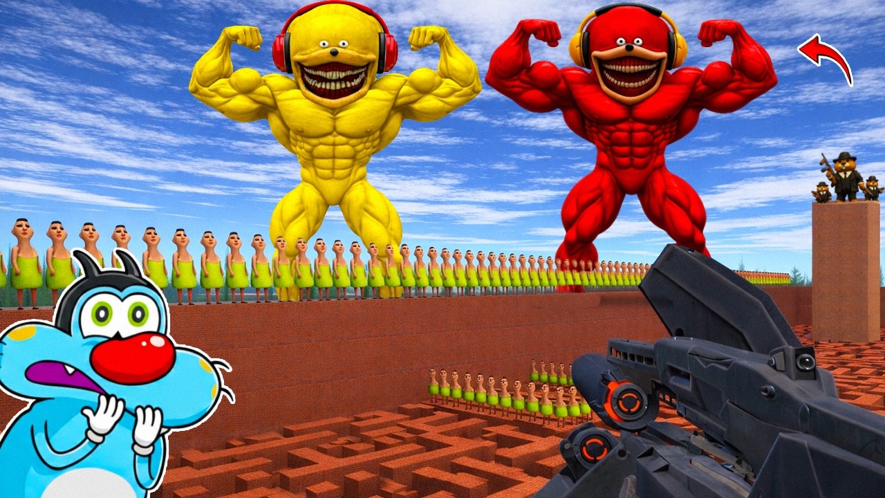 TUNG TUNG SAHUR vs SCP-096 vs SONIC TAPES | Garry’s Mod Epic Battle