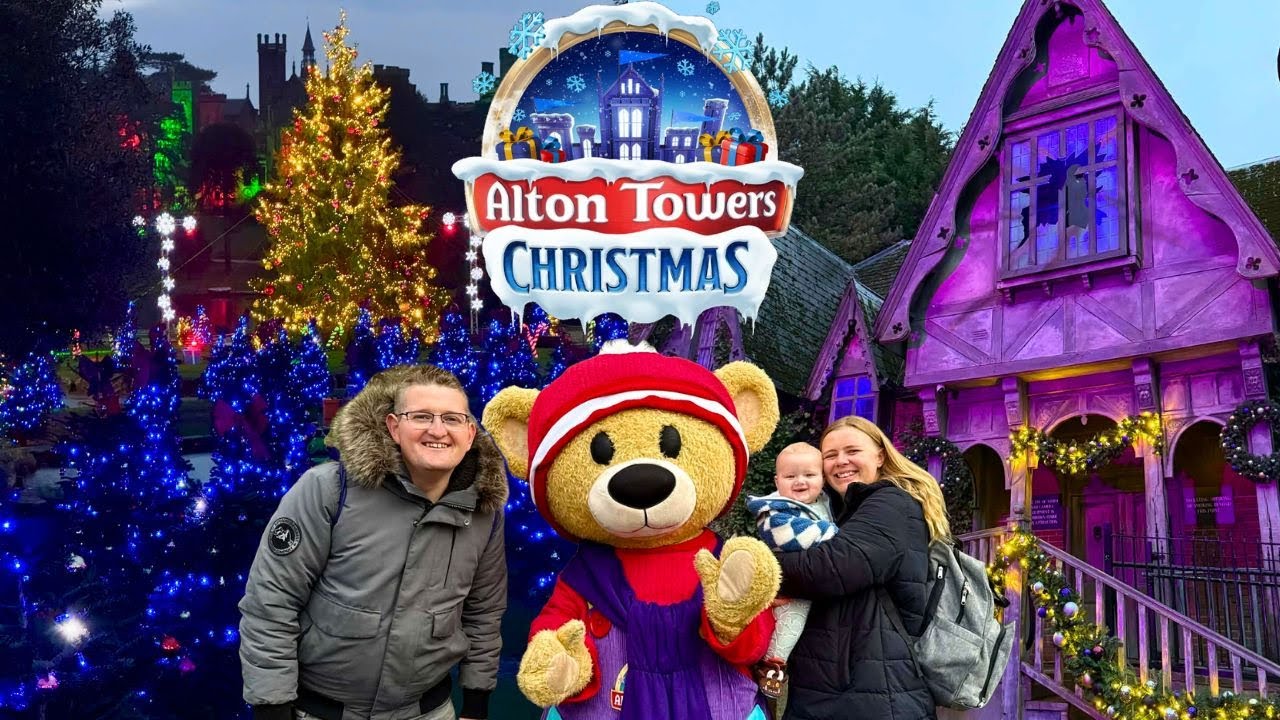 Alton Towers Christmas Vlog 2025 - Full Tour & Review!
