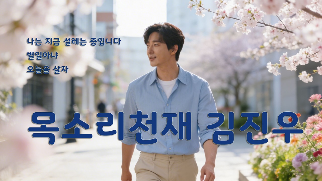 목소리천재  김진우 데뷔 3곡입니다. - [나는 지금 설레는 중입니다 ] [별일아냐] [오늘을 살자]