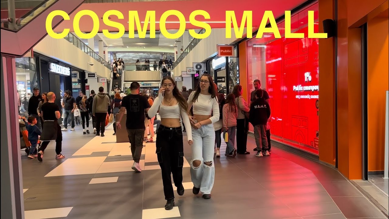COSMOS MALL WALKING TOUR 4K THESSALONIKI (SOLUN) 2025 #cosmos #mall #thessaloniki 