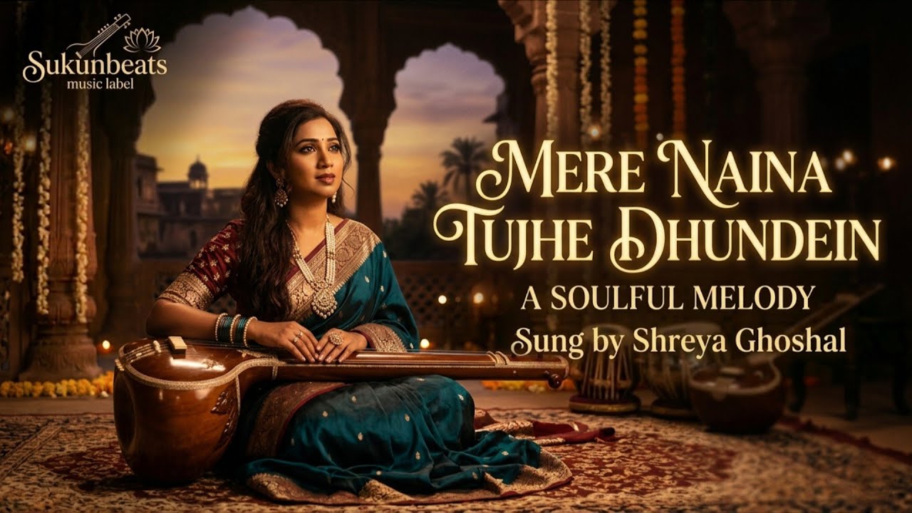 Mere Naina Tujhe Dhundein | Official Music Video | Shreya Ghoshal | Soulful Semi-Classical Ballad