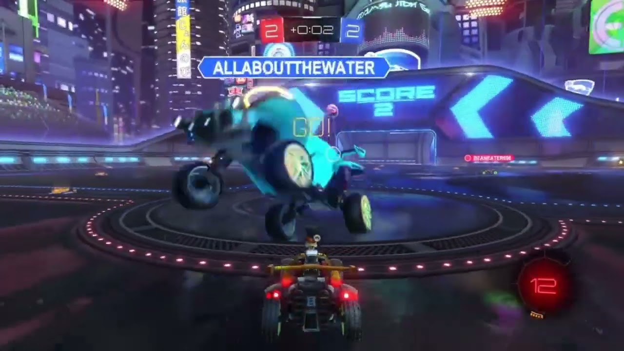 Rocket league: back to back wins overtime w/BEANEATER696