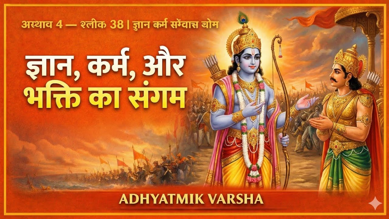 🌟 Bhagwad Gita Shloka 4.38 | “ज्ञान से पवित्र कुछ नहीं” | Lord Krishna’s Timeless Message | AV200