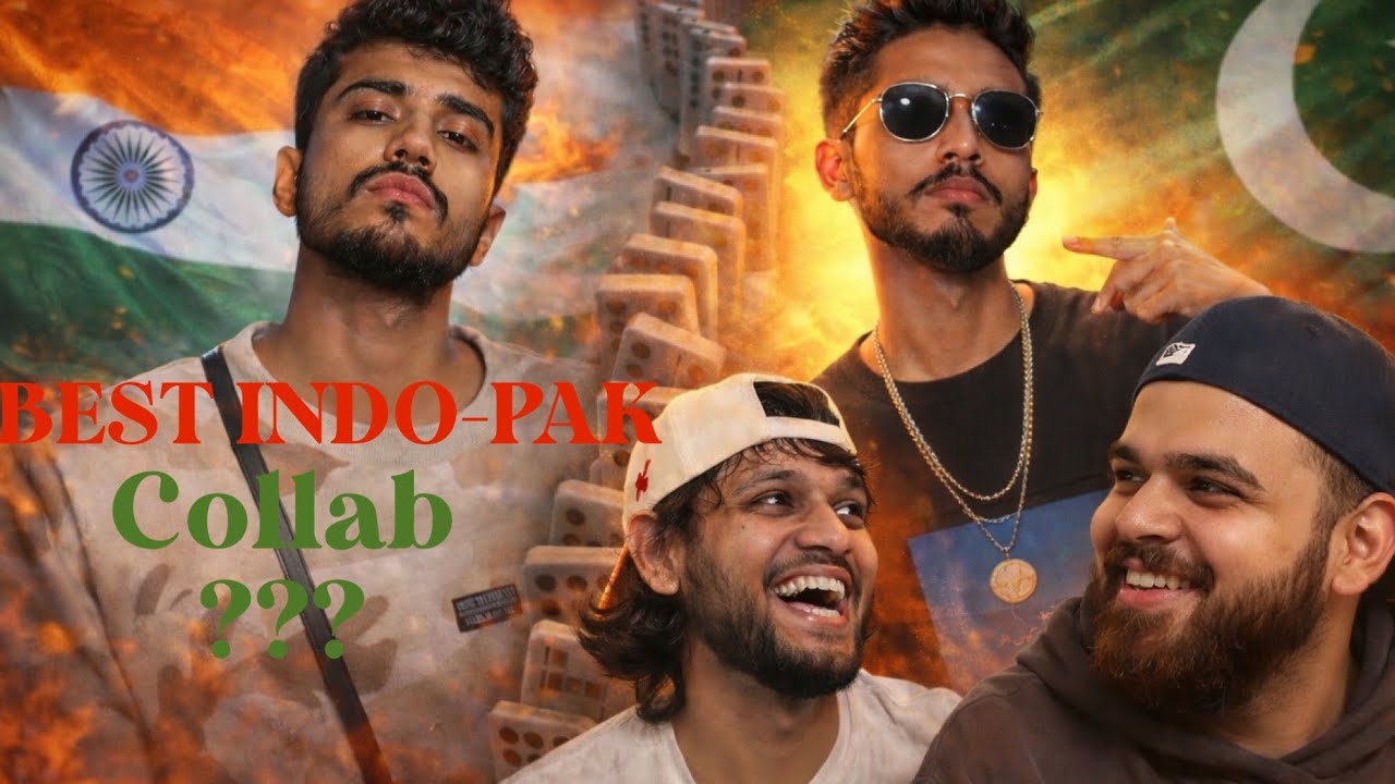 INDO-PAK COLLAB PART - 3  🇮🇳🇵🇰 DOMINOS - Talha Anjum, Encore, Umair REACTION 🔥 This flow!!